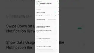 How to set notification settings in Oppo