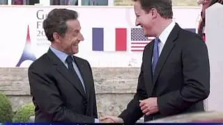 G8 leaders arrive for summit in France