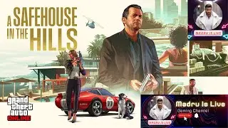 GTA v Solo Trip to Safe House in the Hills Day 11🔥#gta #gta5 #live #pc #online #money #heist