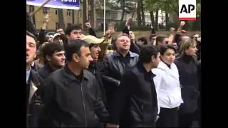 Opposition supporters rally at parliament in fourth day of protests
