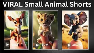 Create Viral Baby Animal Videos with AI | Free Small Animal Shorts Tutorial