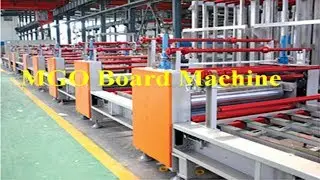 fireproof MGO floor board  production line，mgo board production line，mgo board making machine