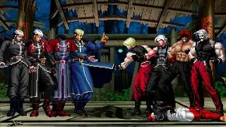 [KOF Mugen] Boss Goenitz Team vs Adel & Rugal Bernstein