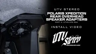 UTV Stereo Polaris&reg; Xpedition Rear Overhead Speaker Adapters