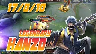 HANZO NONSTOP LEGENDARY BUILD | HANZO BEST BUILD | JHARKHAND NO1 HANZO | MOBILE LEGENDS BANG BANG |