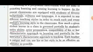 Teaching Style ||Concept, Meaning, Definition|| Teaching Learning Process B.Ed Sem-1 #pup #2023