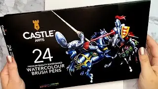 Castle arts watercolour brush pens test - disappointing and here is why