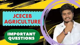 JCECEB|| Agriculture 2022 Important Questions 🔥 Part 2