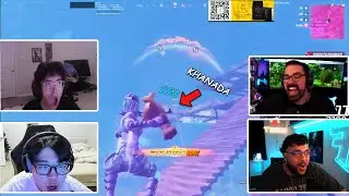 Streamers React to Peterbot&rsquo;s INSANE Mythic Goldfish 1v2 khanada & ark in (Duo Reload elite series)