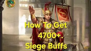 Evony TKR---  How to get 4700+ Siege Buffs