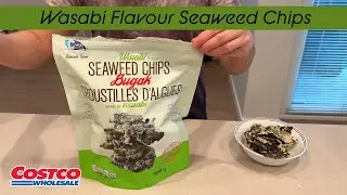Wasabi Flavour Seaweed Chips Bugak from Costco