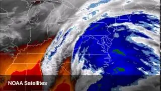 NOAA Satellite image of Winter Storm Stella