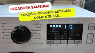 Secadora Samsung DV12B: tudo sobre como utilizar de forma simples e completa | Funções, recursos...