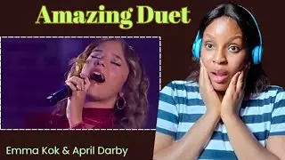 Reacting To Emma Kok & April Darby - When You Believe.
