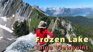 Frozen Lake & Taiga Viewpoint Loop | Stunning Kananaskis Hike (4K)