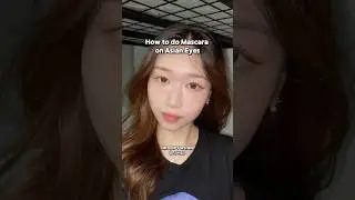 How to do Mascara on Asian droopy lashes! #makeup