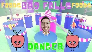 🥦 GaMePlAY BRO FALLS ULTIMATE showdown JOGO TOP e divertido - Brincando com a COMIDA - BROCOLIS MAL