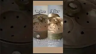 How to Clean Brass Utensils | Cleaning Brass Pooja Items | Restoring Antique Brassware