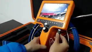 Operate Video for WOPSON Handheld Pipe Inspection Camera Equipment