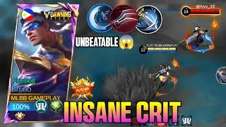 UNBEATABLE😱 BRUNO ONE HIT BUILD 2024! INSANE CRITS! MLBB GAMEPLAY