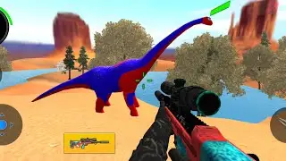 Wild Animal Hunter 3D - Dinosaur Hunter Game - Android Gameplay #2090