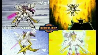 Holyangemon Evolution Comparison &bull; Adventure &bull; 02 &bull; Tri &bull; Reboot