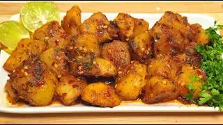 10 Mins No Oil Potato Snacks Ki 2 New Easy Recipe | Crispy Spicy Roasted Potato &  Aloo Dahi  Chaat