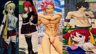 Typical RPG Elf story- Lucy, thong Natsu, Wendy, Carla, Erza, sexy Gray, Juvia VS Sherria, Lyon