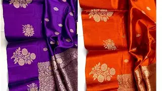 #WhatsApp 8446603061#pure #handmade  #banarasi #raw #mango  #silk #sarees