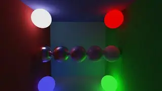 Path Tracing HD 60 FPS | Animation Rendered In Python | 1