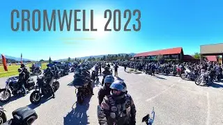 500+ Harley Davidsons heading out on a Thunder Ride   In Cromwell New Zealand