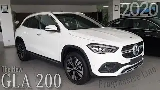 The New Mercedes Benz GLA 200 2020 Indonesia ( H247 ) Progressive Line | Polar White