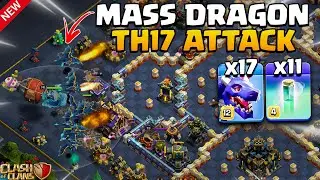 Unstoppable TH17 Dragon Clone Attack | Best Town Hall 17 Dragon Strategy COC
