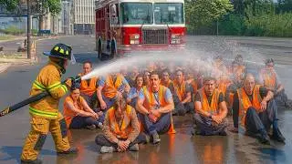 Wenn Feuerwehrleute von IDIOTEN aufgehalten werden!
