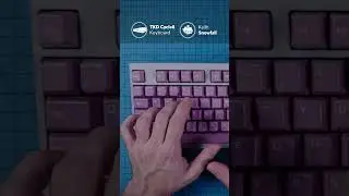 Cerakey Ceramic Purple Keycaps Sound Test on TKD Cycle8 Keyboard!