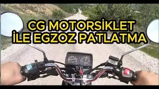 Mondial 50UAG İle Egzoz Patlatma Nasıl Yapılır! CG Egzoz Patlatma. Mondial 50UAG Motovlog Serisi (7)