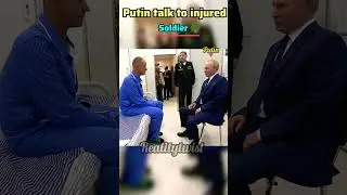 Putin Talk to injured soldiers 🪖#putin #respect #soldier #trending#viral#video#russia #active#force
