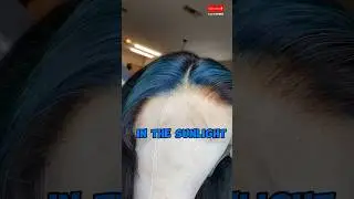 How to dye skunk stripes in a wig step by step tutorial | Beginner friendly | 903kj #install #wig