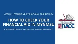 How to Check Your Financial Aid in MyNMSU