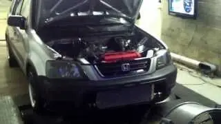 Turbo crv B20 Dyno run. Tuned by TRC Performance