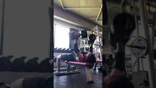 56kg 125lb dumbbell- saw Scott Herman before . At Les Mills new lynn.  4 seconds down, and hold,  up