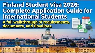 Finland Student Visa Requirements 2026 Explained | Documents & Timeline