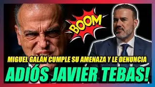🔥GOLPE FINAL a Javier Tebas😱: la denuncia que lo puede sacar de LaLiga🔥