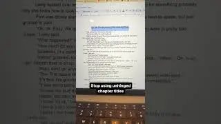 My Chapter Titles are Funny