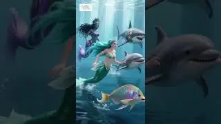 petualang putri duyung dan lumba lumba mencari mutiara #petualangan