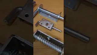 Spring Loaded Animal Shoot Bolts (Zinc Plated Field Gate Door Stable Horse Box)