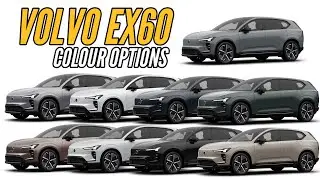 All 9 Volvo EX60 Colors Showcased - Images | AUTOBICS