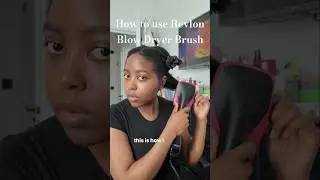 Use the Revlon Blow Dry Brush without heat damage and breakage #revlonhairdryer  #blowdry