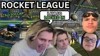 xQc DOMINATES Rocket League Tournaments with Jynxzi and Sketch