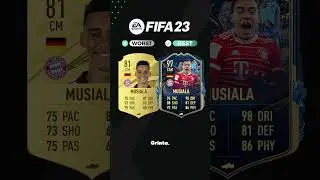 Jamal Musiala - Pires vs Meilleures cartes FUT ! (FIFA 22 - FC 24) #fifa #ratingyourteams #fc24